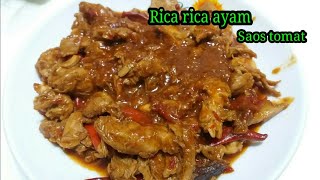 RESEP RICA RICA AYAM BUMBU SAOS TOMAT || RICA RICA AYAM ||    RESEP MASAK AYAM