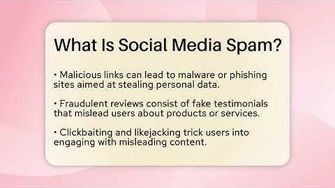 What Is Social Media Spam? - Everyday-Networking