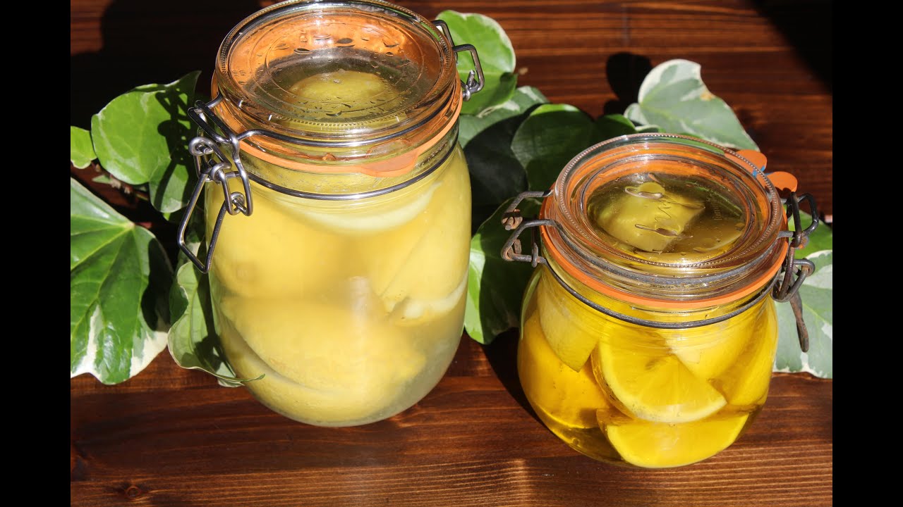 Citrons confits - Huile d'olive VS saumure