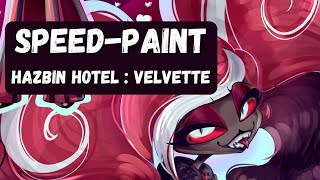 Hazbin Hotel Speedpaint : Velvette