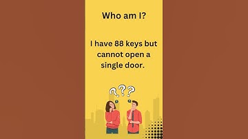 I have 88 keys but cannot open a single door. Who am I?