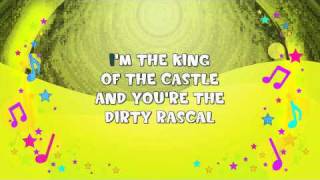 I'm the King of the Castle | Karaoke | Nursery Rhyme | KiddieOK