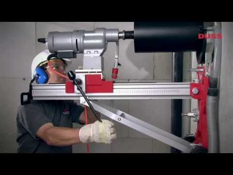 DIA 400 W · Leistungsstarkes Kernbohren · DUSS Diamantbohrmaschine