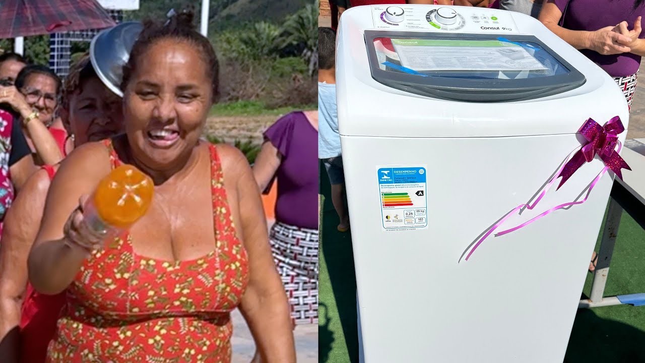 DESAFIO NO INTERIOR: Acerte a Garrafa para Ganhar a MAQUINA DE LAVAR!