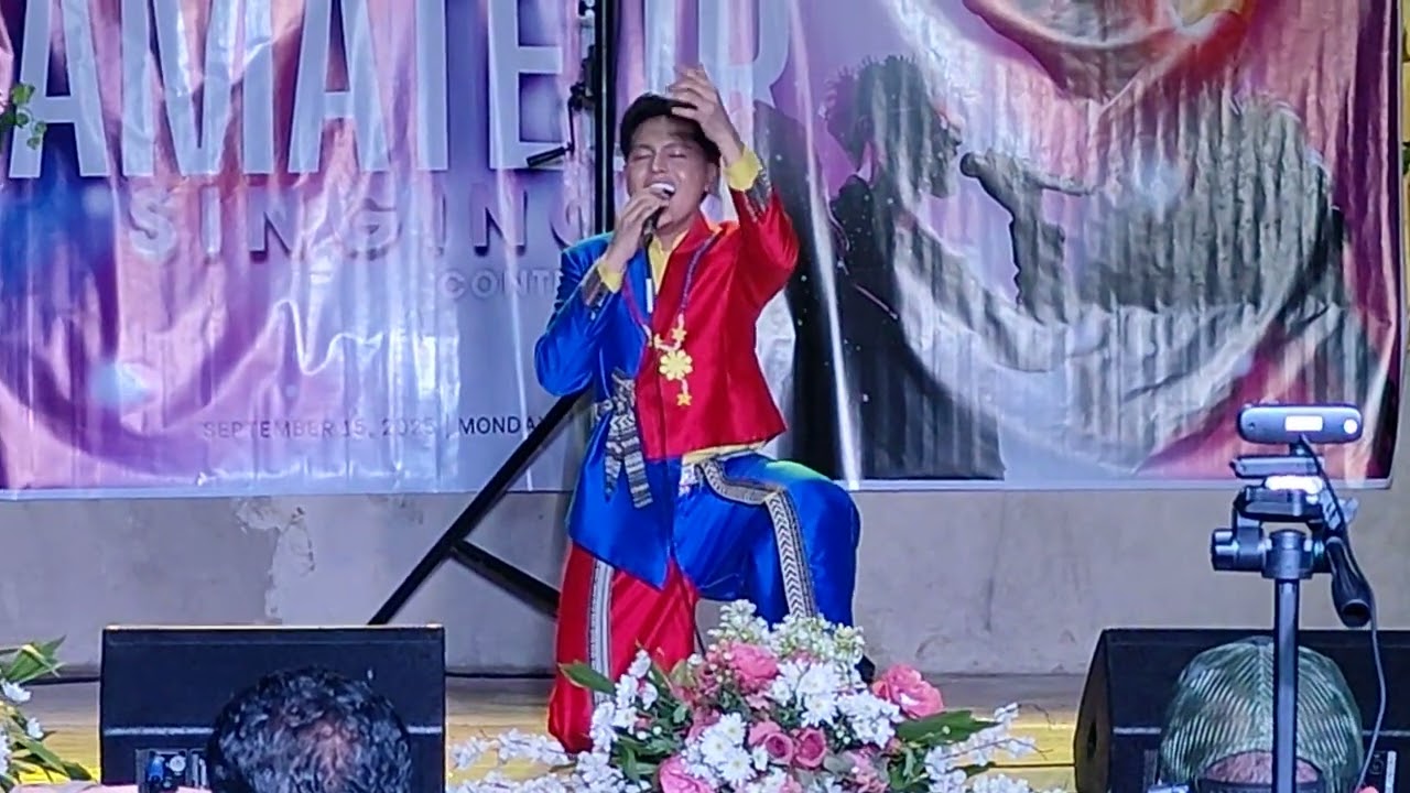 Abdurrahman Sultan sings Noypi at Brgy. Dilao, Balayan, Batangas (Singing Contest)