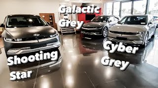 Ioniq5 all three grey colours - shooting star - galactic grey - cyber gray #ioniq5 #grey