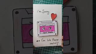 diy cute sorry card #shorts #ytshorts #handmadecards