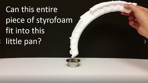 Dissolution of Styrofoam into Acetone