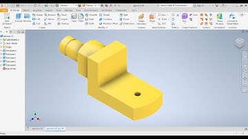 Autodesk Inventor TUTORIAL 01, COMO DIBUJAR UNA PIEZA Inventor Autodesk 2023