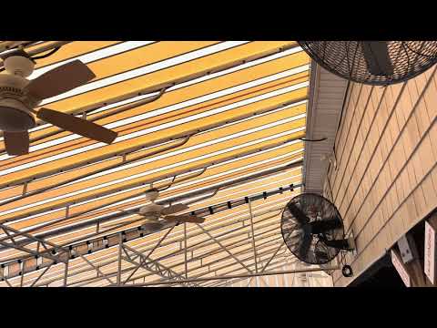 Kichler Canfield Patio & Harbor Breeze Armitage ceiling fans