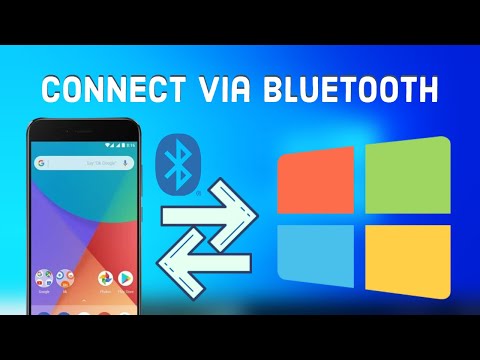 Connect an Android phone to a Windows 10 PC via Bluetooth