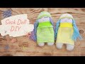 DIY dolls from socks ♡ for beginners ♡ How to make a sock doll easy