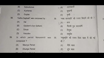 history BA part 1 munger university paper 1