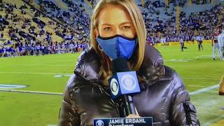 Alabama Crimson Tide LSU Tigers Jamie Erdahl Interview Nick Saban CBS SEC College Football 12/5/2020