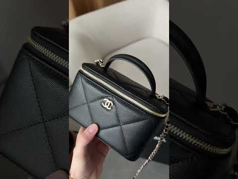 Сумка женская Long Vanity With Chain Black, видео 1