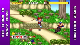 Kid Klown In Crazy Chase Longplay Snes Qhd