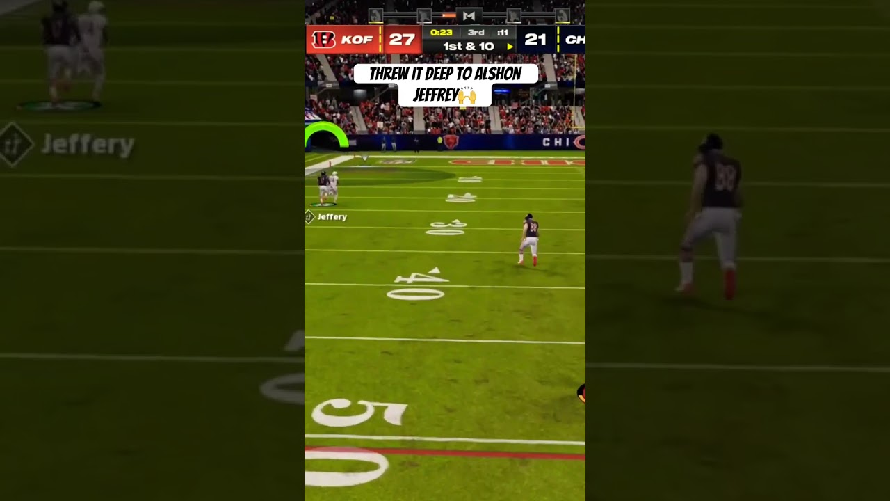 Threw it deep to Alshon Jeffrey🙌 