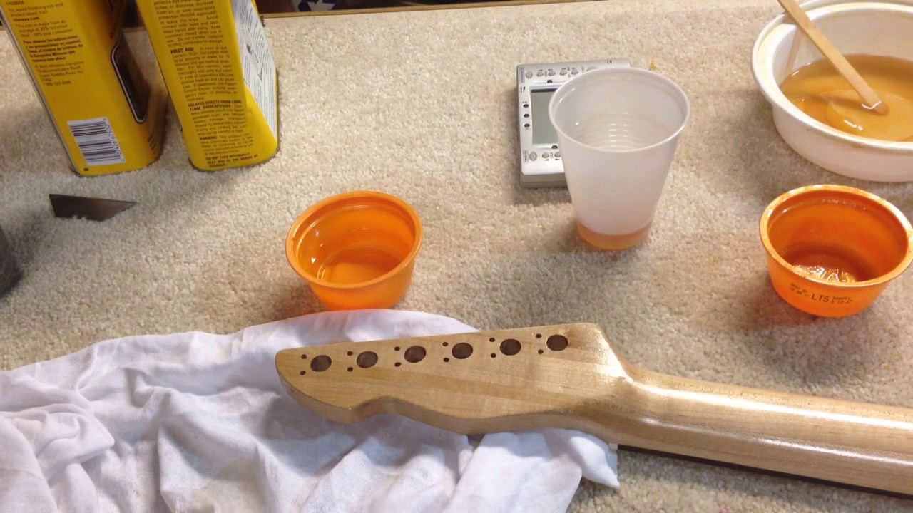 Boudreau Guitars Cutting board Instigator build Part 29, applying a waterslide decal YouTube