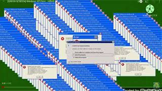 Windows XP error green screen (MASSIVEST ERROR!!!!!!!)