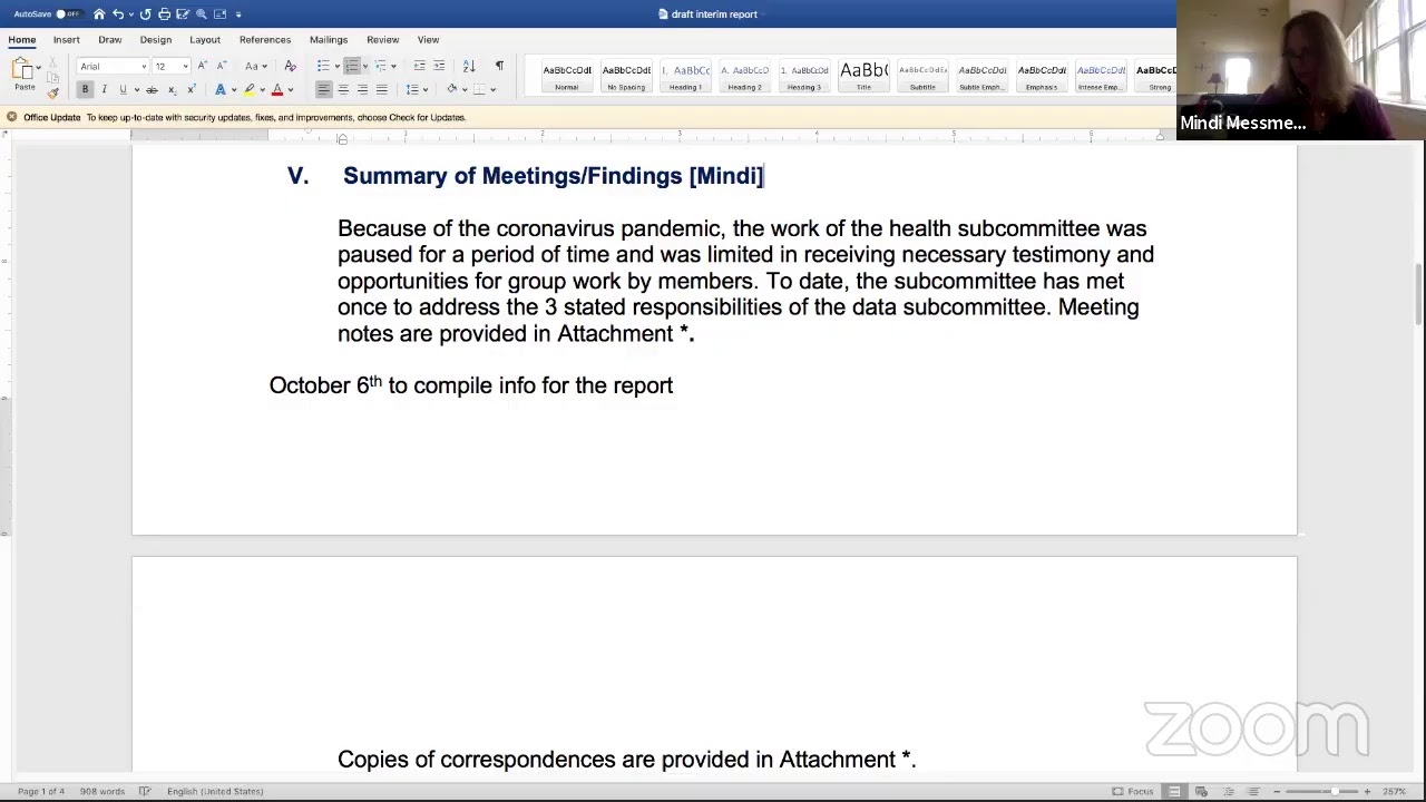 REMOTE MEETING OF DATA SUBCOMMITTEE COMMISSION TO STUDY ENVIRONMENTALLY-TRIGGERED CHRONIC ILLNESS