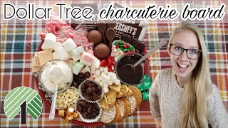 DOLLAR TREE HOT CHOCOLATE CHARCUTERIE BOARD ☕ hot chocolate bar