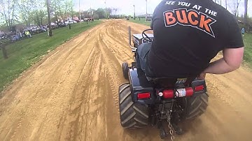 Altered stock cub cat pulling tractor