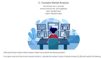 C. Complex Market Analysis codeforces solution