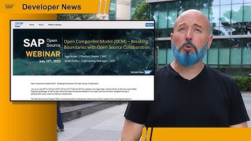 UI5con & reCAP, BTP SDK for iOS 9.2, Dev Challenge, Web Components, OCM |  SAP Developer News