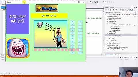 [Khóa Học Lập Trình C#.NET] - Xây Dựng Game: Đuổi Hình Bắt Chữ - Phần 10 (Video 49/49)