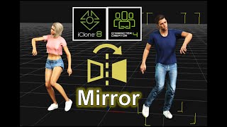 How to Mirror Flip Animation in iClone 8 in 1 Click | Motion Mirror Tutorial