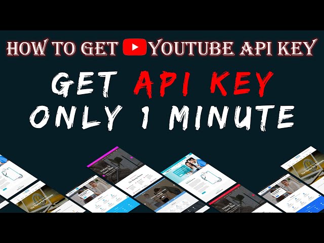 How to Get YouTube API Key 2022 | Get YouTube API Key ( YouTube Data API v3 )