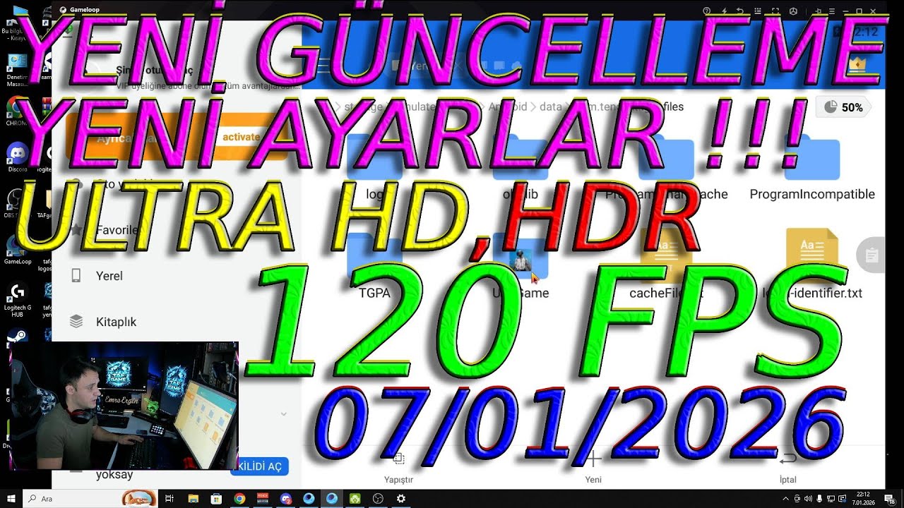 YENİ GÜNCELLEME YENİ AYARLAR YENİ SAV.LAR GAMELOOP 120 FPS PUBG MOBİLE 