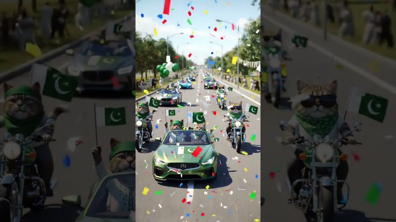 Pakistan 🇵🇰 Zindabad | Cats 