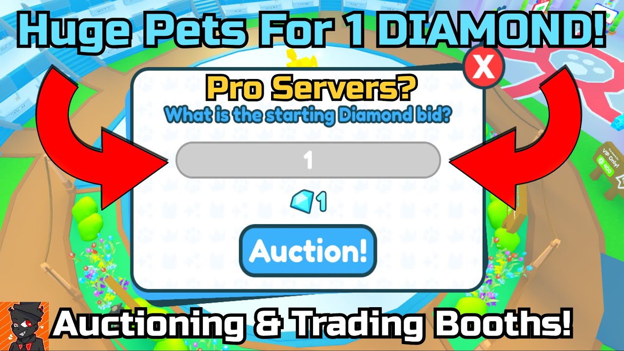 Diamond Hoverboard And 1 Gem Huge Pets Auctioned In Pro Trading Plaza