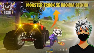 Monster truck se kaise bache 🤔✅👍 || Br-rank Grandmaster tips and tricks✅👍👑 || #freefire #rankpush