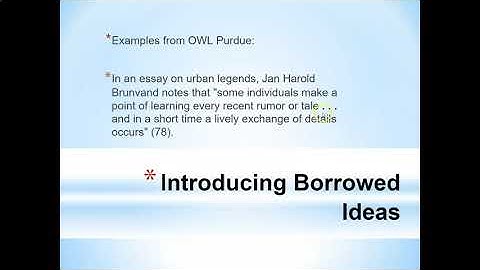 Integrating Sources into Your Essay