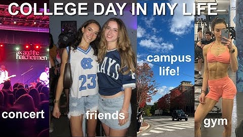 Day in the Life of a College Student @ UNC!  | classes, gym, dining hall & more!