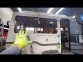 Cutting in a huge window for the lexus camper built pt 13