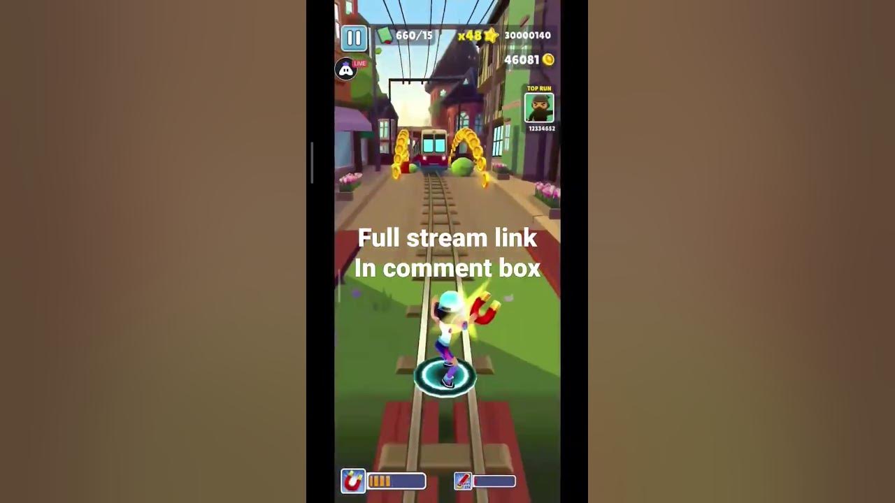 Reached 30 million score in subway surfers Reached 30 million score in subway surfers