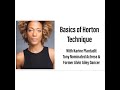 Horton Technique Basics with Karine Plantadit, TONY-nominated Broadway performer - YAGP Education