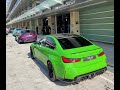 BMW M3 Competition test drive at Yas Marina - just pure engine sound!