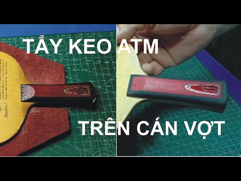 Video Tẩy sơn không màu ATM trên cán vợt bóng bàn - youtube