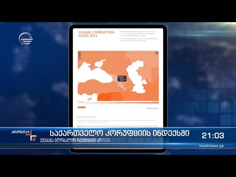 „გლობალური კორუფციის ინდექსი 2021“