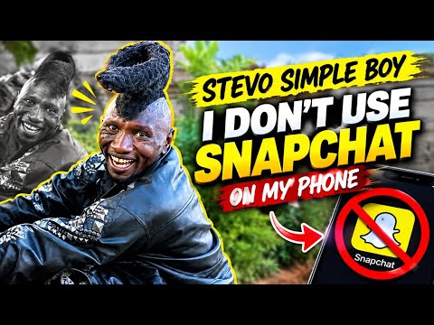 SHOCKING 😳 ‼️I DON’T USE SNAPCHAT ON MY PHONE⚠️:STEVO SIMPLEBOY