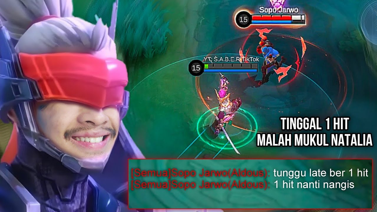 SABER EXP LANE BIKIN ALDOUS EMOSI BERAT SAMPAI DILOCK TERUS MLBB - YouTube