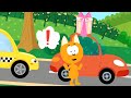 Котенок и волшебный гараж 🐱 Автомобильная пробка 🚜 Мультфильм для детей