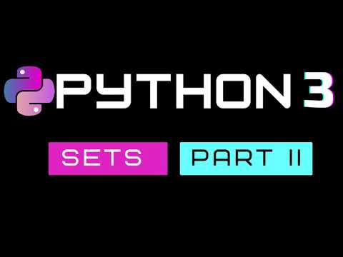 PYTHON - How to start with SETS