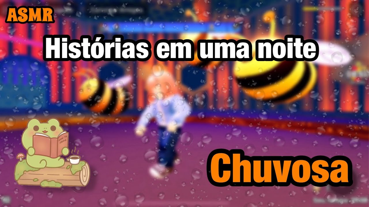 Asmr ROBLOX | Te contando historinhas em uma noite chuvosa 🌧️