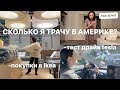 Сколько я трачу в выходной и будний день в США | vlog