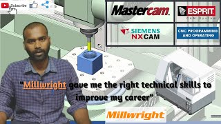 Millwright Cnc Cad Cam Trained, Mr Vetri Pugal In Mastercam. Gave Us His Candid Feedback.
